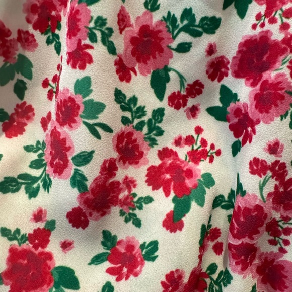 For Love And Lemons “Petal” Floral Blouse with Ruffled Sleeves - Picture 3 of 7